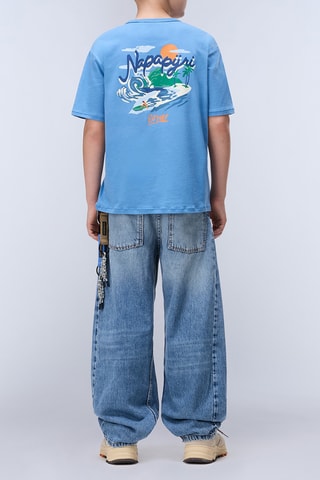 Camiseta - K S-Oeste Ss - Celeste