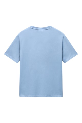 Camiseta relaxed - S-Badge Ss 1 - Celeste