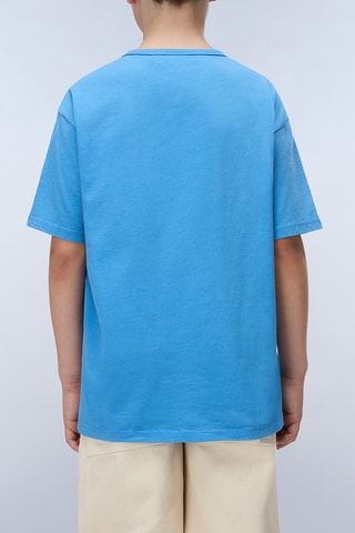 Camiseta - K S-New Box Logo Ss - Azul rey