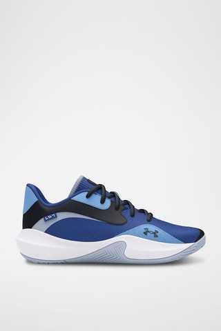 Lockdown en cuir - Bleu cobalt