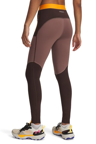 Legging taille haute Trail - Marron