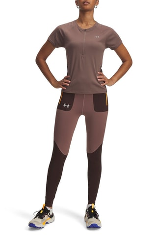 Legging taille haute Trail - Marron