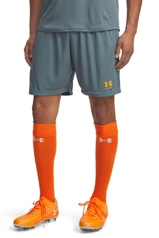 Short de football Challenger - Bleu canard