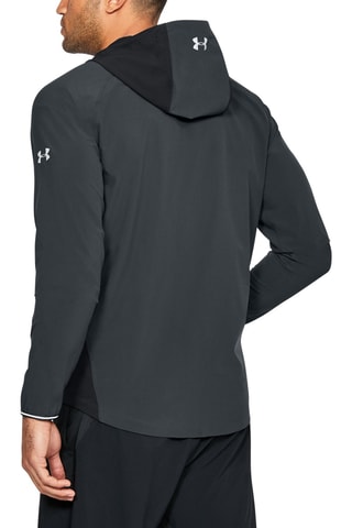 Veste de running à capuche Launch Storm - Gris
