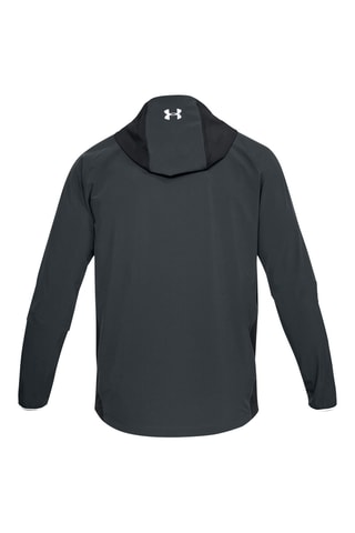 Veste de running à capuche Launch Storm - Gris