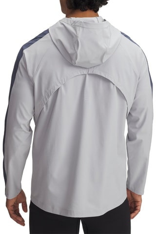 Veste de running à capuche Launch Storm - Gris