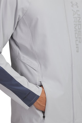 Veste de running à capuche Launch Storm - Gris