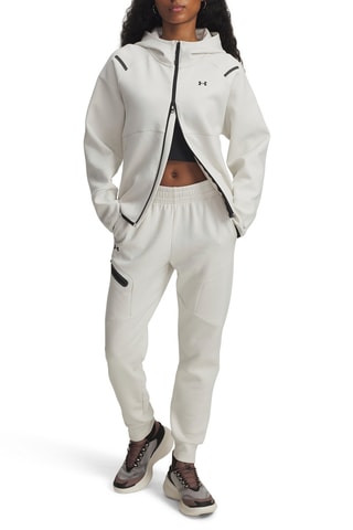 Sweat polaire à capuche Unstoppable - Blanc