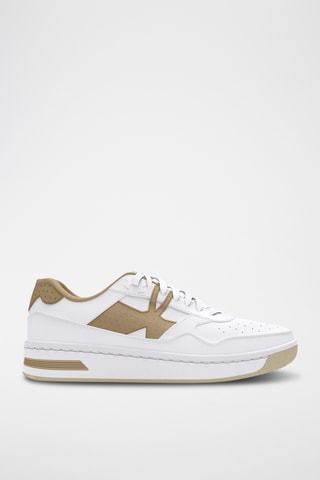 Court en cuir - Blanc