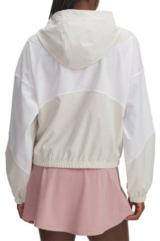 Veste à capuche Rival Woven - Ecru