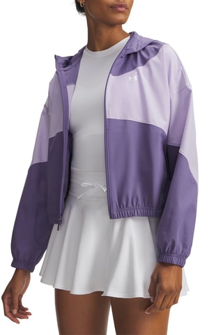 Veste à capuche Rival Woven - Violet