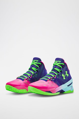 Chaussures de basketball Curry 2 Retro - Violet et fuchsia
