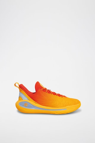 Chaussures de basketball en cuir Curry 12 - Ciel et jaune