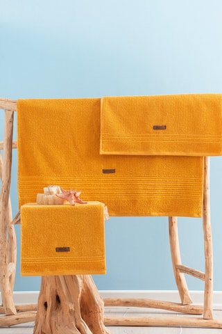 3 serviettes Wellness 
Jaune