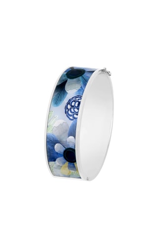 Open Armband Summer Bloom - Zilverkleurig