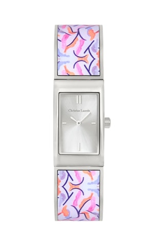 Stalen Quartz Horloge Sunflowers a Charleston - Zilverkleurig