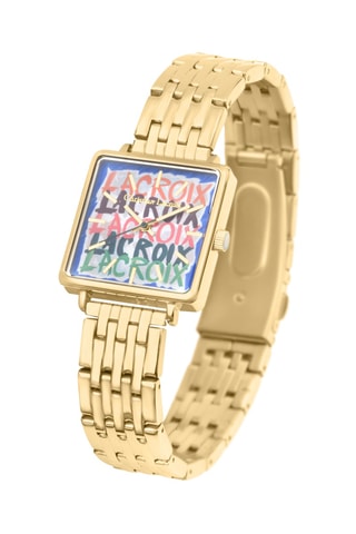 Stalen Quartz Horloge - Goudkleurig