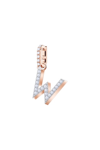Charm colgante con cristales Swarovski Swa Remix W - Rosa dorado
