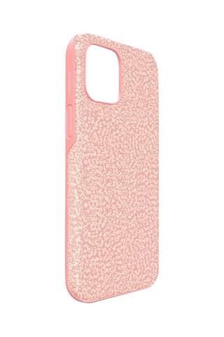 Carcasa iPhone 12 Pro Max con cristales Swarovski High - Rosa pastel