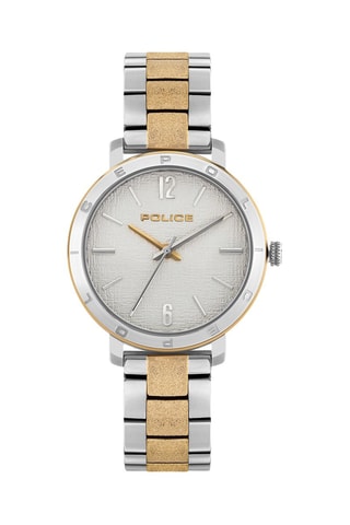 Reloj de cuarzo de acero - Plateado y dorado