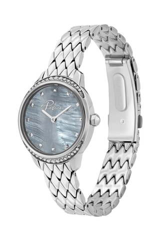 Reloj de cuarzo de acero - Plateado y gris