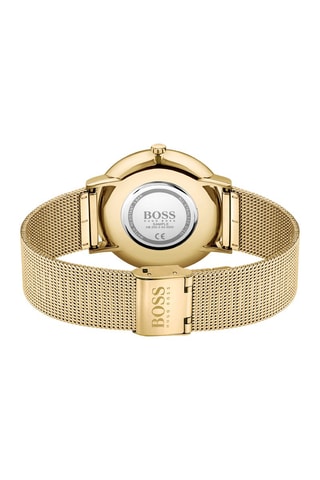 Reloj de cuarzo bañado en oro amarillo