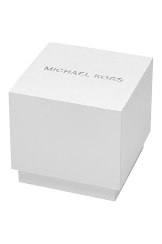 Reloj de cuarzo de acero Darrington - Plateado