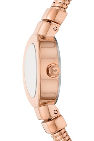 Reloj de cuarzo de acero Gramercy - Rosa dorado