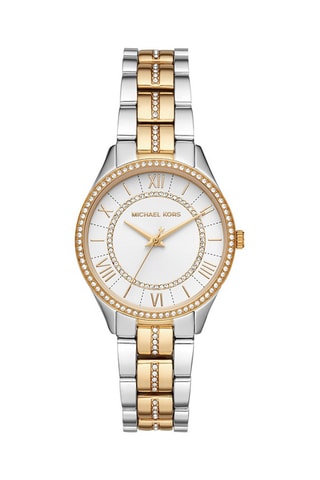 Reloj de cuarzo de acero - Dorado y plateado