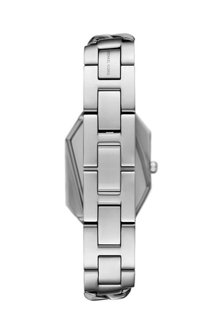 Reloj de cuarzo de acero - Plateado