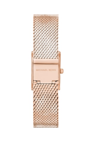 Reloj de cuarzo de acero - Rosa dorado
