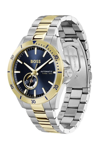 Reloj automático de acero - Plateado y dorado