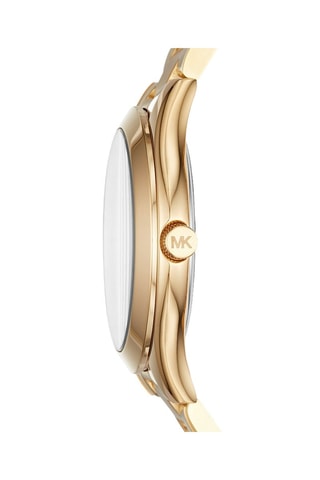 Reloj de cuarzo de acero - Dorado