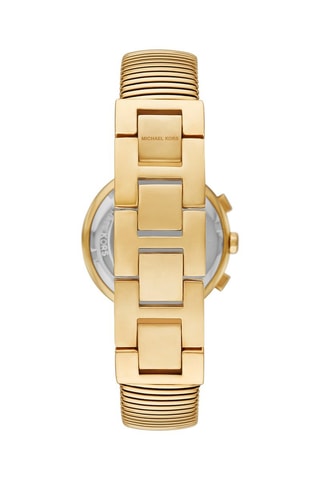 Reloj de cuarzo de acero inoxidable - Cronógrafo - Dorado