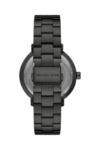Reloj de cuarzo de acero - Negro
