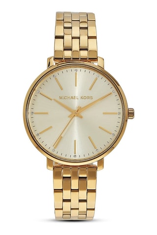 Reloj de cuarzo de acero - Dorado