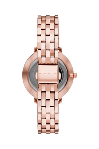 Reloj de cuarzo de acero inoxidable - Rosa dorado