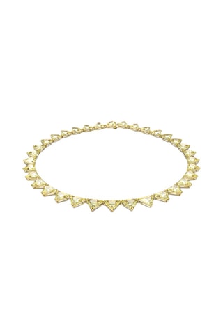 Collar bañado en oro amarillo Matrix