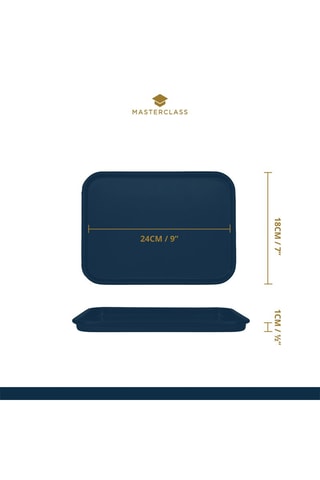 Placa para asar - 24 x 18 x 1,5 cm - Masterclass