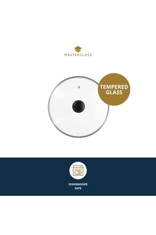 Tapa de cacerola de vidrio y acero inoxidable - Masterclass