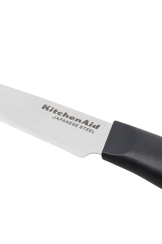 Bloque con 8 piezas de acero inoxidable y madera - Kitchenaid