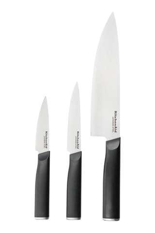 3 cuchillos de acero inoxidable - Masterclass