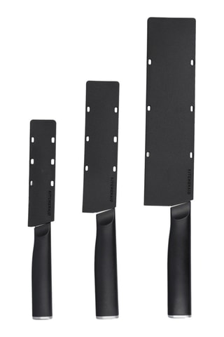 3 cuchillos de acero inoxidable - Masterclass