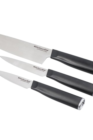 3 cuchillos de acero inoxidable - Masterclass