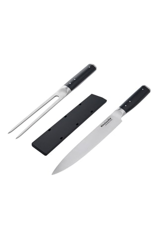 Utensilios para carne de acero inoxidable - 2 piezas - Kitchenaid