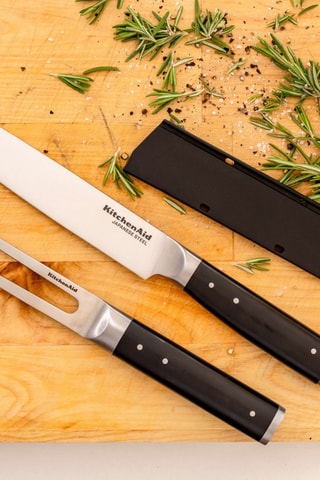 Utensilios para carne de acero inoxidable - 2 piezas - Kitchenaid