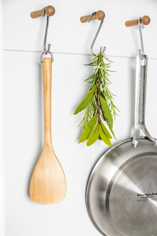 Espátula de madera de abedul y acero inoxidable - Kitchenaid