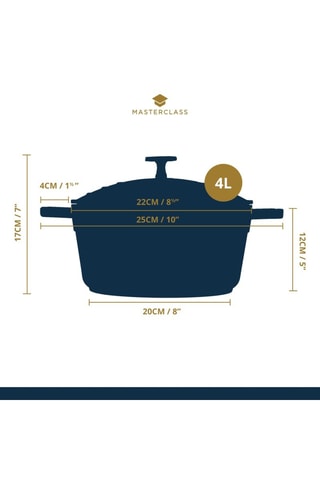 Cocotte - 24 cm - 4 l - Masterclass
