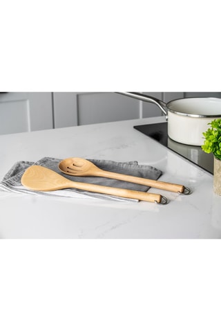 Espátula de madera de abedul y acero inoxidable - Kitchenaid