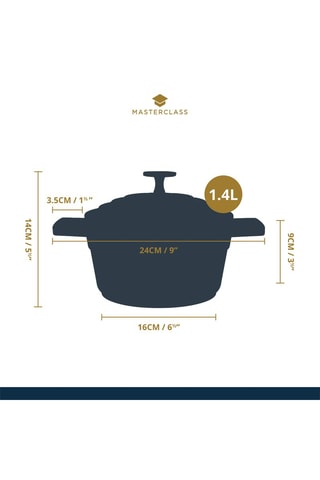 Cocotte - 16 cm - 1,4 l - MasterClass